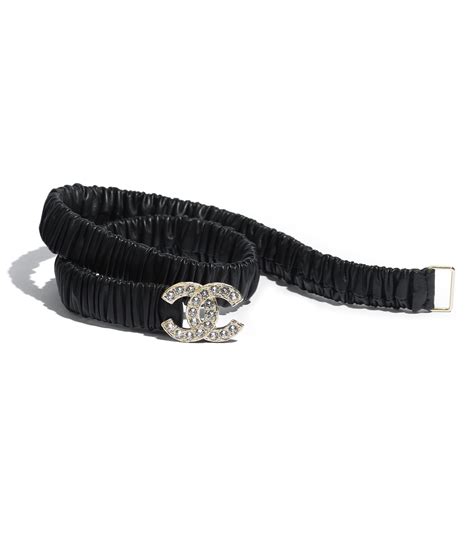 chanel belt squiggle thought te middle|chanel boutique belts.